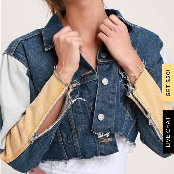 levis color block jacket